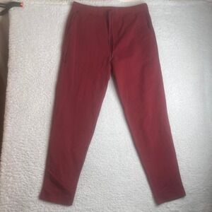 Mack Weldon Ace Sweatpants Mens Large Burgundy Red French Terry Joggers RN137077